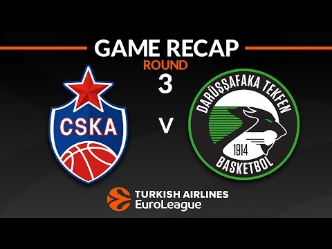 Highlights: CSKA Moscow - Darussafaka Tekfen Istanbul
