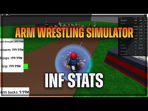 Arm Wrestling Simulator script hack | INF STATS GUI SCRIPT