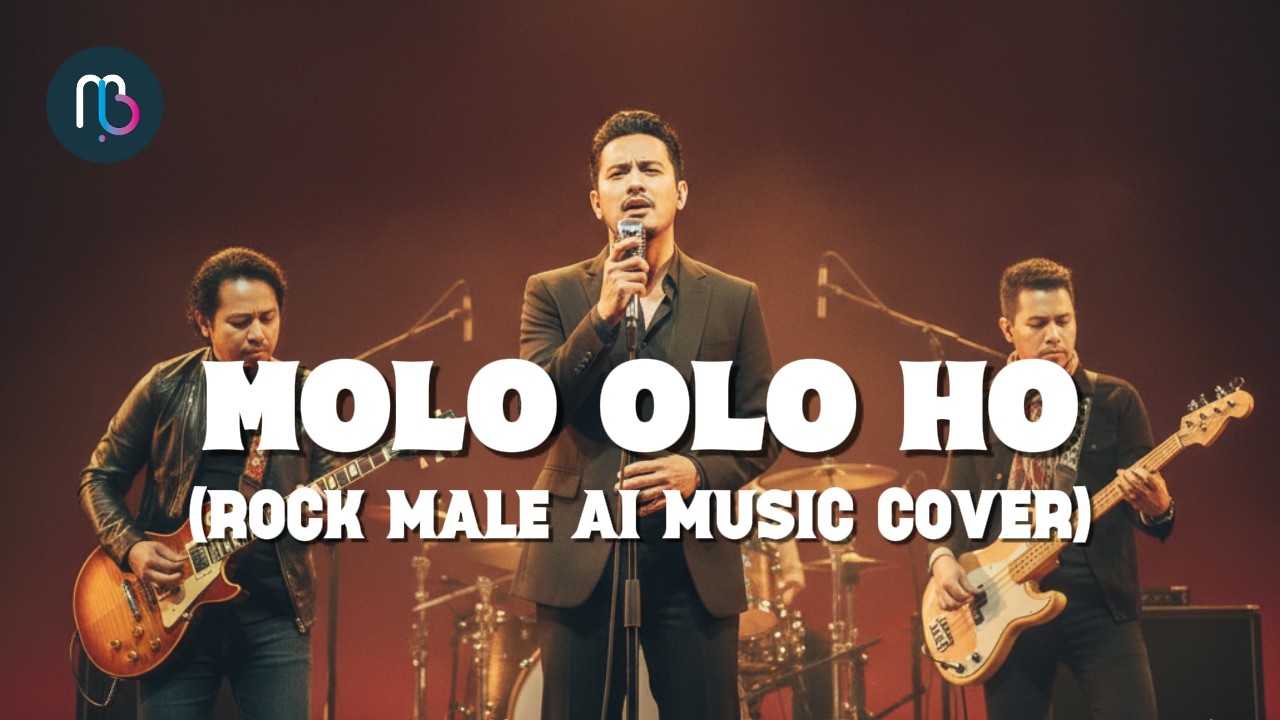 MOLO OLO HO (ROCK MALE AI MUSIC COVER) | LIRIK