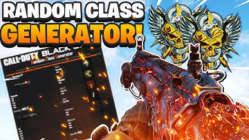 THE BLACK OPS 4 RANDOM CLASS GENERATOR! THIS GUN IS USUALLY INSANE..