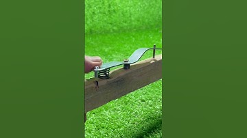 Handcraft a simple Trigger mechanism # Craft idea # DIY # New style