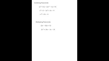 video demo for polynomials
