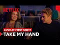 Haley lu richardson and ben hardy hold hands at takeoff  love at first sight  netflix philippines