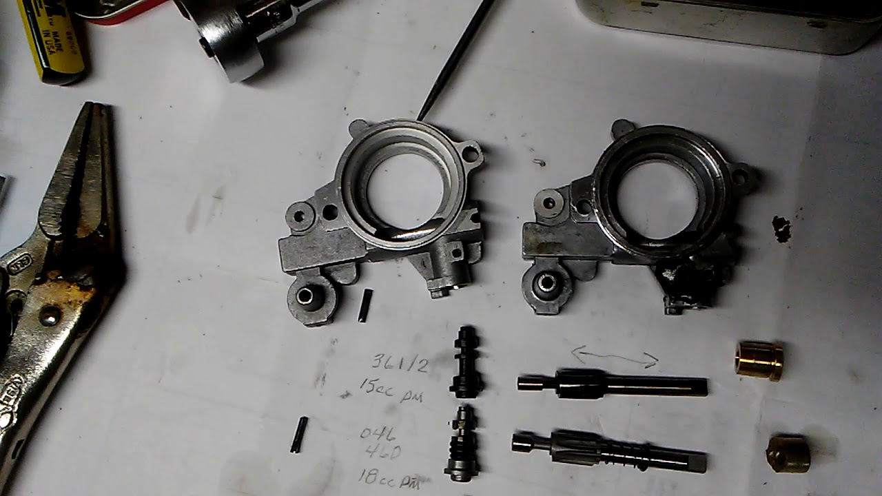 Stihl highoutput oil pump, oiler 361, 362, 400, 441, 046, 460, 461