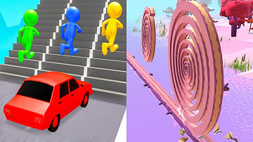 Shape shifting VS Spiral Roll - All Level Gameplay Walkthrough Android iOS Ep12