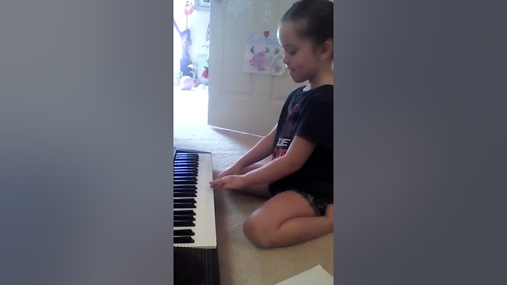 Shy little girl writes her first song