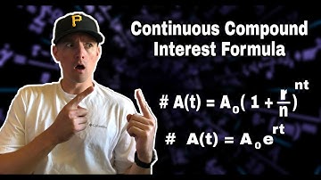 Continuous Compound Interest Formula Calculator | Jake’s Math Lessons