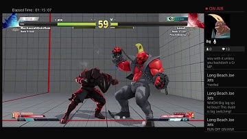 SF5 Back on it 3...The net code is trash now smh