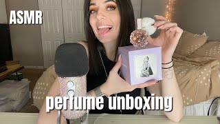 ASMR | perfume unboxing, box tapping and scratching, textured sounds | ASMRbyJ