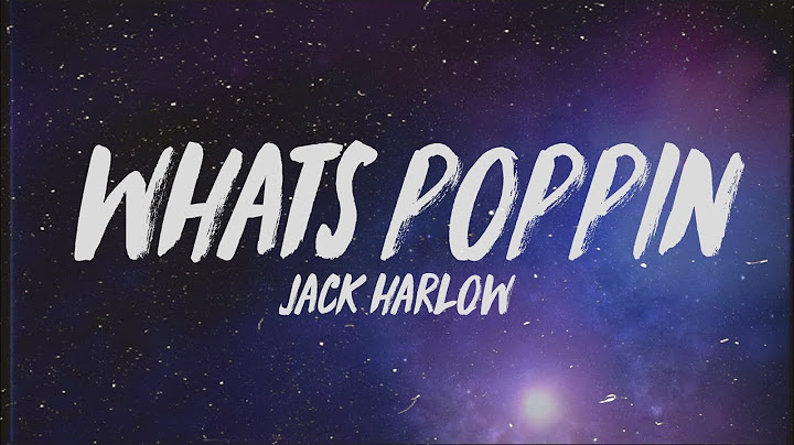 Whats Poppin Lyric Video version - Lyric Video performance video thumbnail