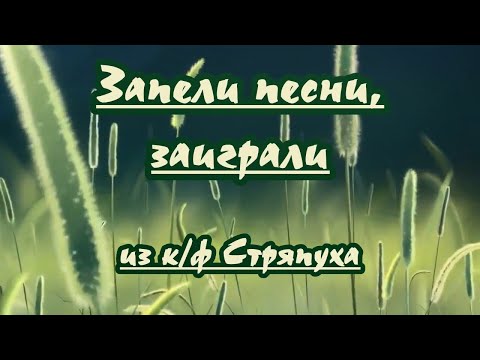 Запели песни, заиграли (из к/ф Стряпуха)-караоке