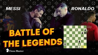 Cristiano Ronaldo vs Lionel Messi Chess Battle | Magnus rated the game by ChessMaster Max 1,187 views 1 year ago 6 minutes, 29 seconds