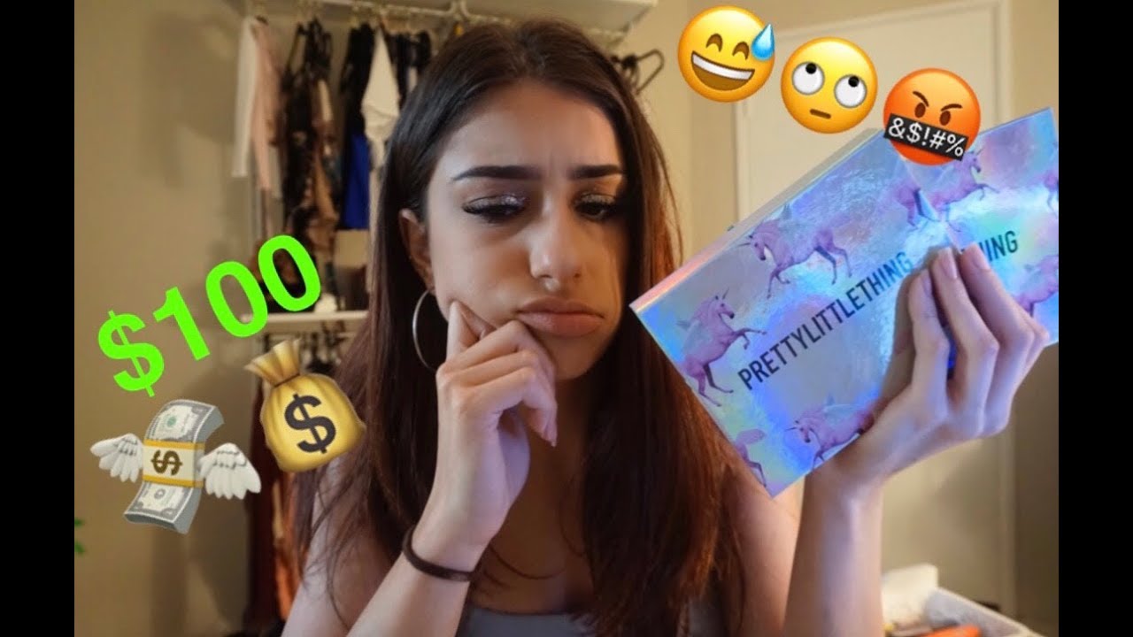 I SPENT $100 ON PRETTY LITTLE THING MAKEUP