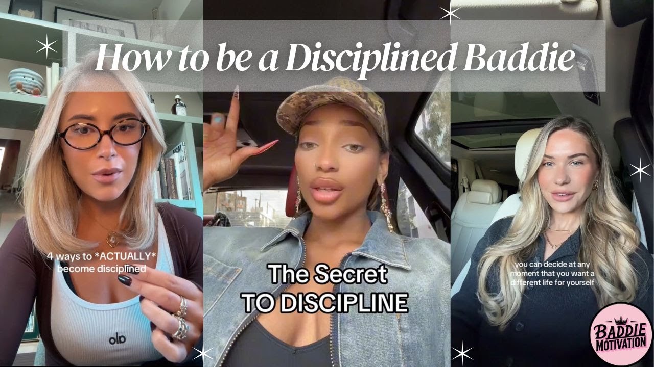 How to be a Disciplined Baddie I Discipline Your Mind I Change Your Life I Baddie Motivation