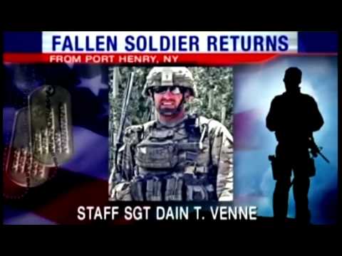 Community honors fallen soldier Dain Venne