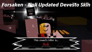Roblox Forsaken - Noli Updated Devesto Skin Gameplay