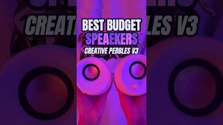 BEST BUDGET GAMING SPEAKERS?! | CREATIVE PEBBLES V3