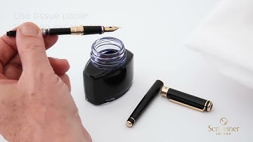 Scriveiner Fountain Pen - How to use an ink converter