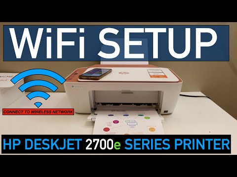 HP DeskJet 2700e WiFi Setup.