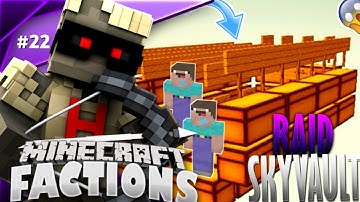 "OP SKY BASE RAID "!|Minecraft PE Factions Server Let
