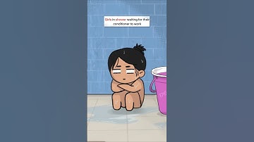 Girls in shower be like...#notyourtype #rgbucketlist #dejawoo #funnyshorts #animation #haircare