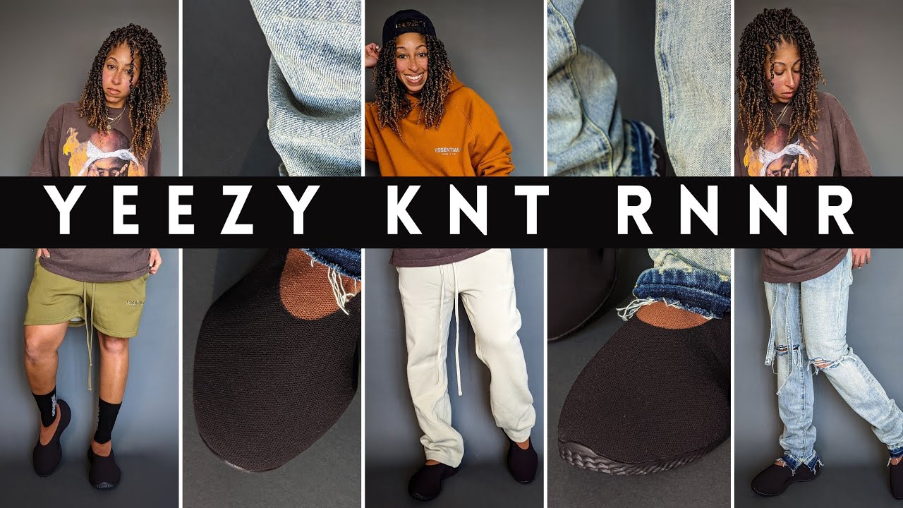 Yeezy KNT RNNR (Knit Runner) Stone Carbon - SIZING + How to Style ...