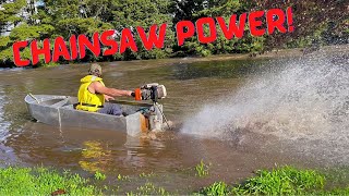 Chainsaw Powered Surface Drive ,Build and Test ,Stihl 088