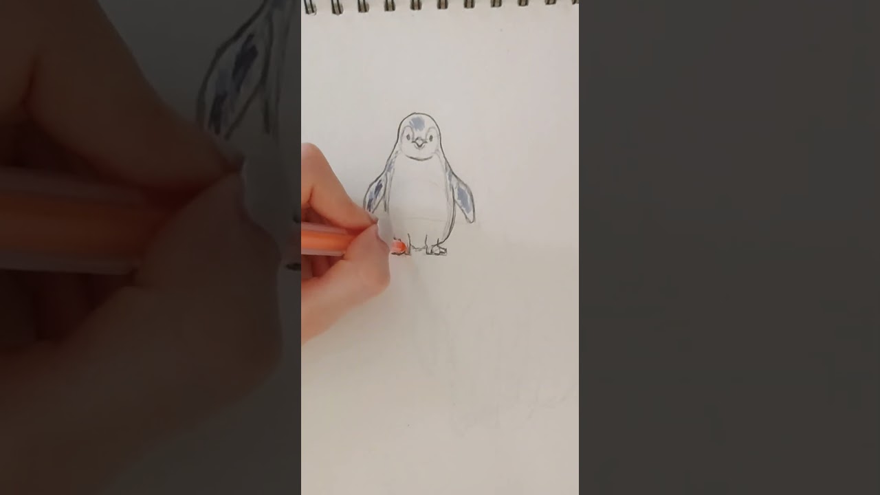 Easy Penguin Drawing in 5 Minutes | Art Of Pi