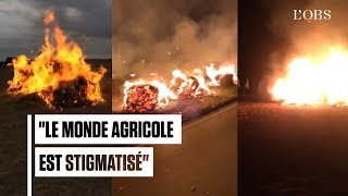 Les agriculteurs allument les 