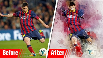 Watercolor Photoshop Action tutorial | Photoshop Tutorial