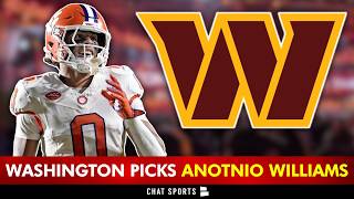 Wide Receiver Antonio Williams Drafted By The Washington Commanders In Round 3 Of The 2026 NFL Draft