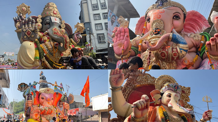 Nirmal Ganesh Shobha Yatra 2024 | Day Visuals | Nirmal Ganesh Nimajjanam 2024 | Nirmal Activities