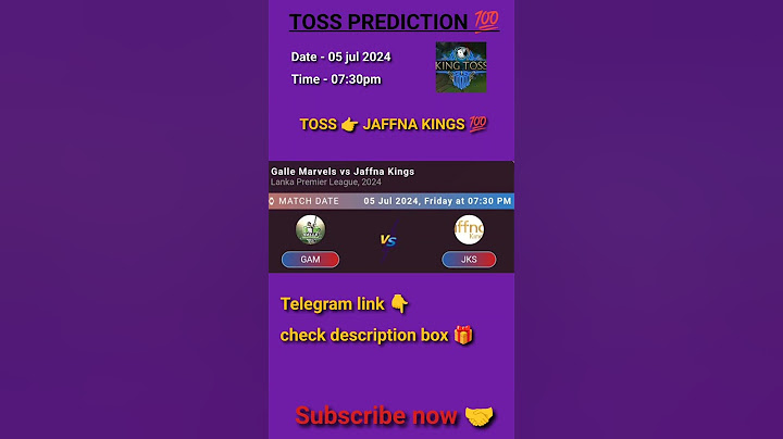 Jaffna kings vs Galle Marvels toss prediction | today toss prediction 😍 | Lanka premier league 2024