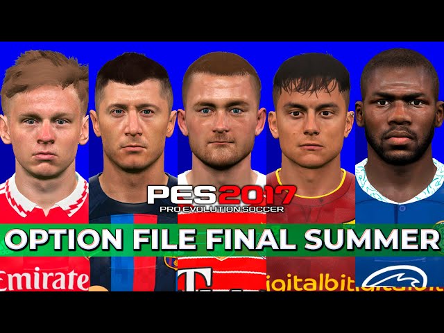 PES 2017 OPTION FILE FOR SP17 JULY UPDATE - PES 2017 Gaming WitH TR