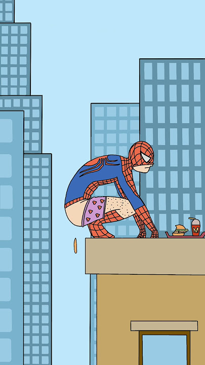 Spiderman - No way toilet | @EasyoMake  | Animation | Short |