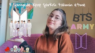 5 Sniyede Kpop Şarkısı Tahmin Etme Bts
