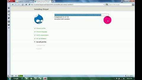 Drupal Installation on localhost.mp4