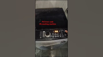 Pr5 error code IFB washing machine