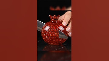 Cutting Glass Fruits pomegranates ASMR #ai #aiart #asmrsounds #asmr #aiasmr #satisfyingvideo