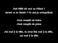 Aya - J'ai mal (Lyrics)