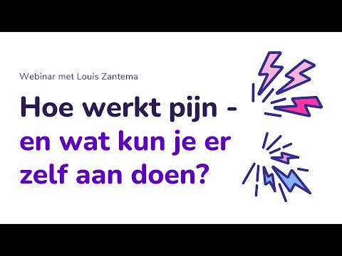 Video: Hoe u kunt omgaan met chronische pijn: 7 stappen (met afbeeldingen) Antwoorden op al uw 