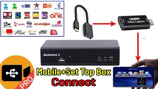 Connect Mobile To Any Set Top Box Hdmi Video Capture Dishfinder 4K 1080P Hd Watching- Records