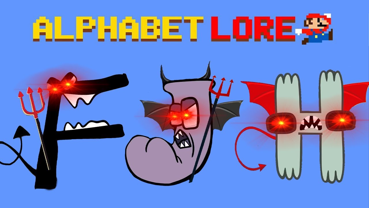 Alphabet Lore But Their EVIL (Super SCARY) 