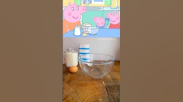 Peppa Pig Learns How To Make Pancakes! #shorts