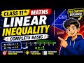 One Shot Linear Inequality 🚀 Class 11 Maths | सारे Concepts Clear 🔥