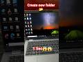 Create new folder || computer Shortcut tricks #computer #shorts #viral