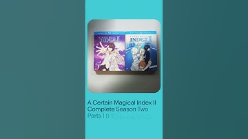 A Certain Magical Index II Complete Season Two Parts 1 & 2 Blu-ray/DVD Anime