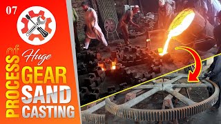 Amazing Process of Huge Gear Wheel Sand Casting | GEAR Production | Metal Recycling Technical