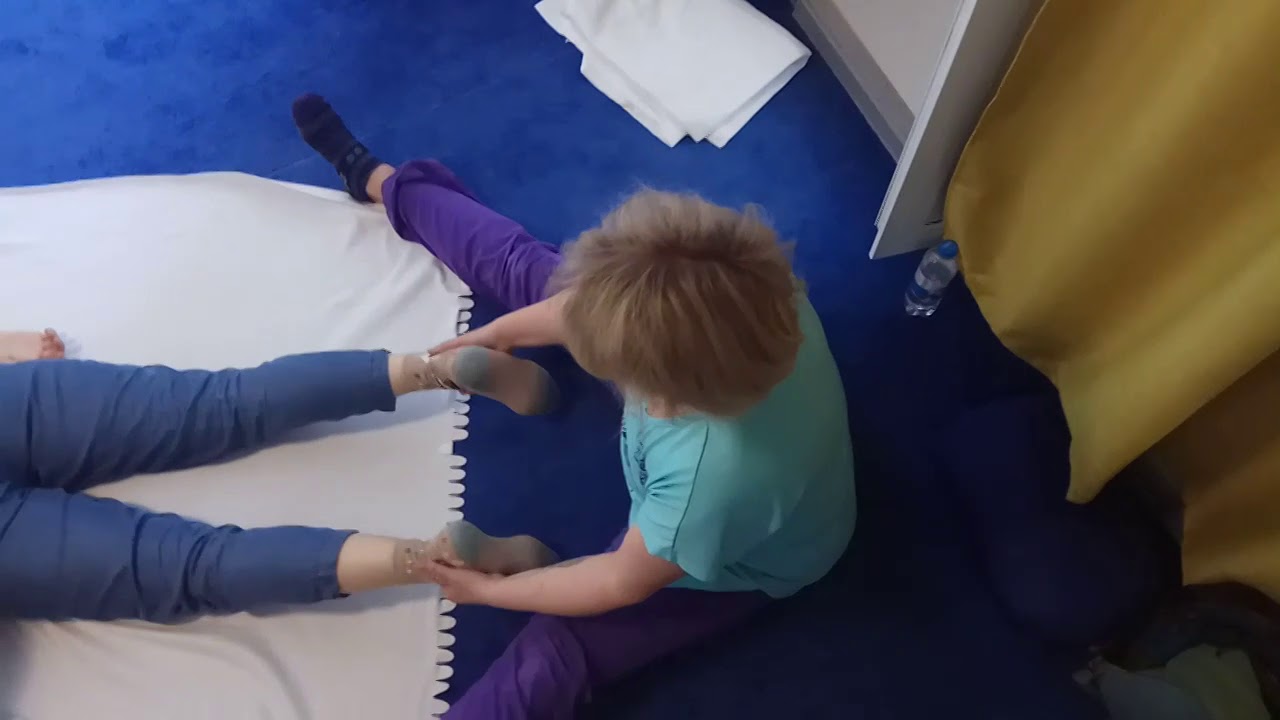 Холистический массаж - Палсинг - в четыре руки. - YouTube