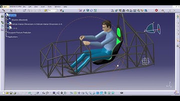 How to do Ergonomic for vehicle in catia v5
